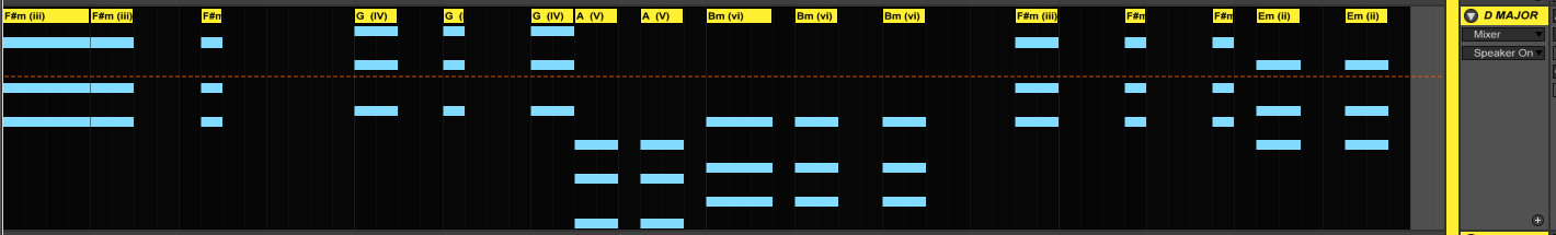 recording chords in ableton