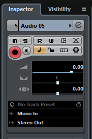 cubase - input routing