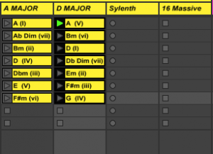 play chords in ableton
