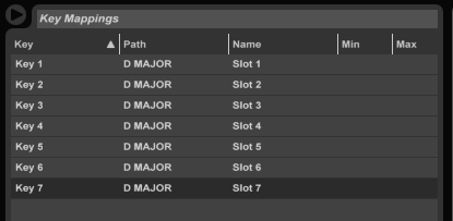 chord mapping ableton live