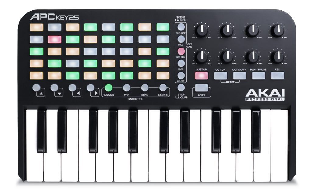 APCKey25_AKAI midi controller